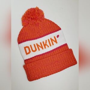 Dunkin' Adult Unisex Winter Pom Pom Beanie Hat O/S